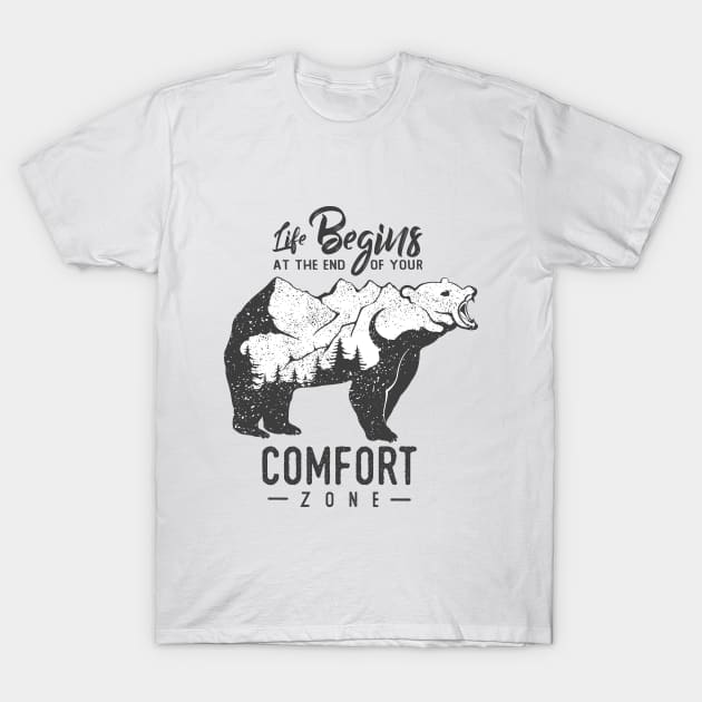 COMFORT ZONE END T-Shirt by Magniftee